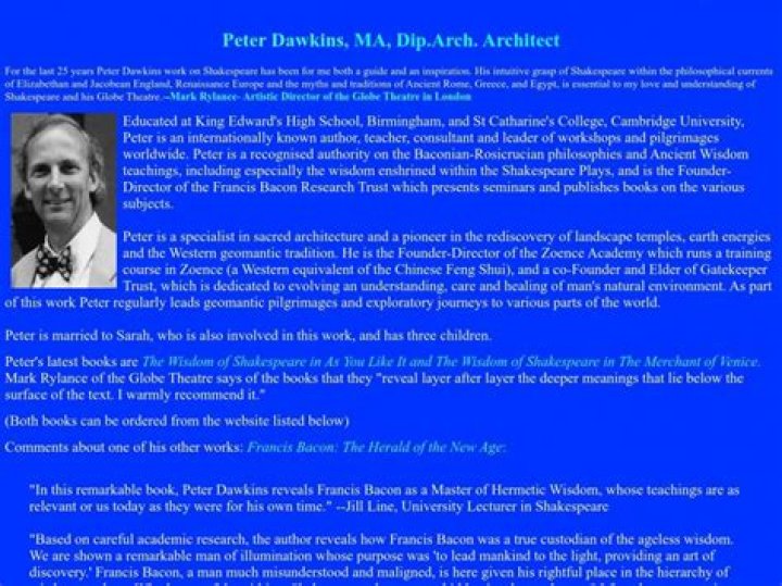 Peter Dawkins Biography, Age, Height, Wife, Net Worth, Family