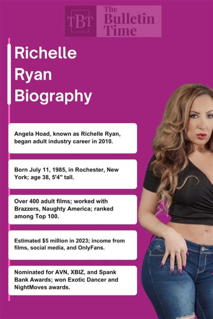 Richelle Ryan Biography, Age, Height, Husband, Net Worth, Family