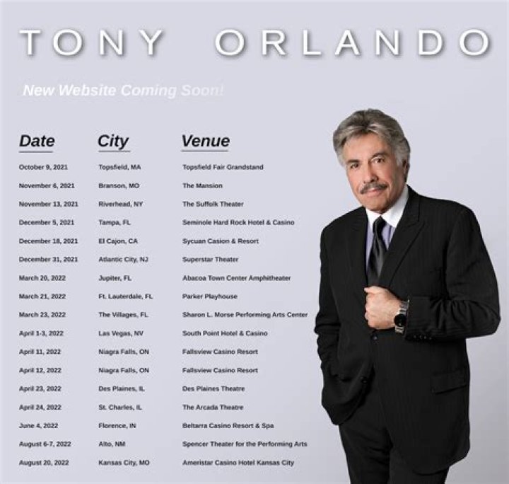 Tony Orlando Biography, Age, Height, Wife, Net Worth, Family